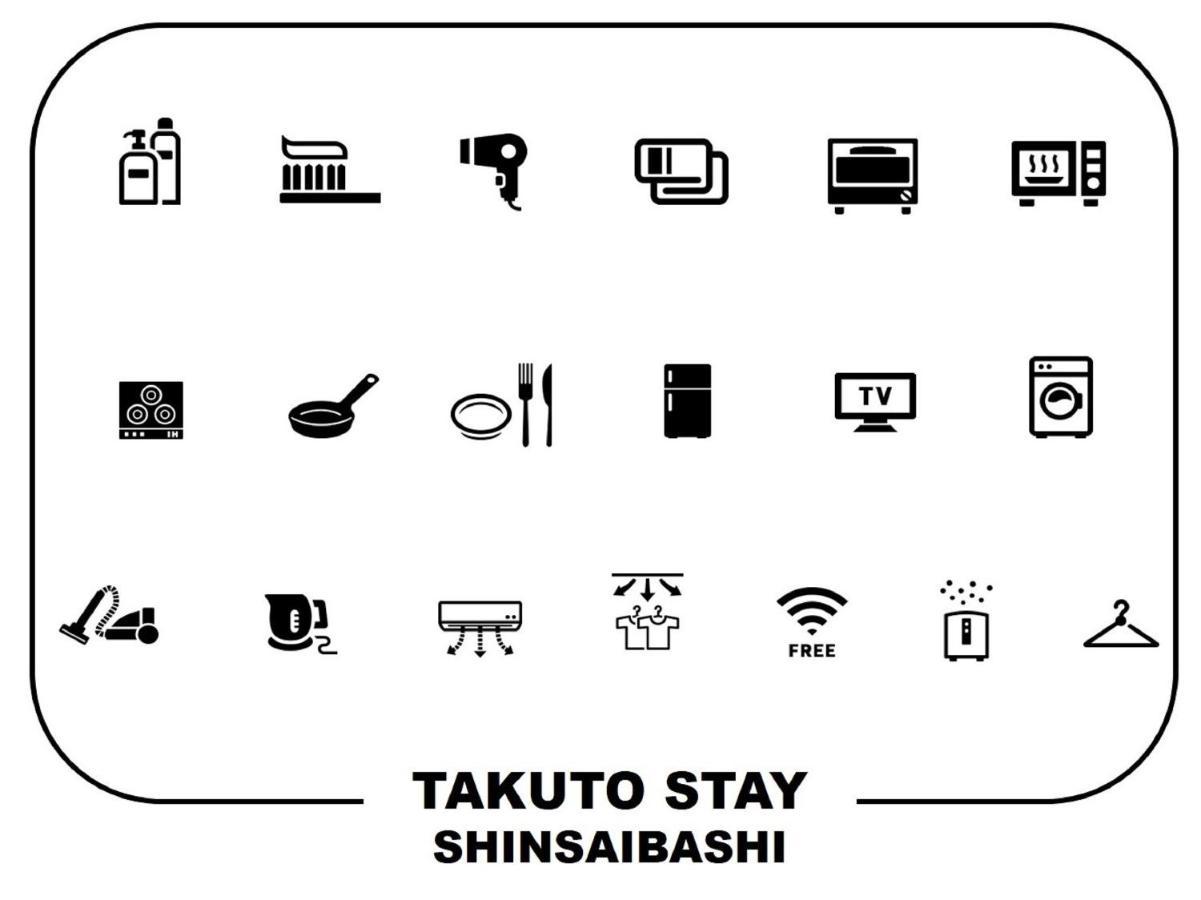 Takuto Hotel Osaka Shinsaibashi Bagian luar foto