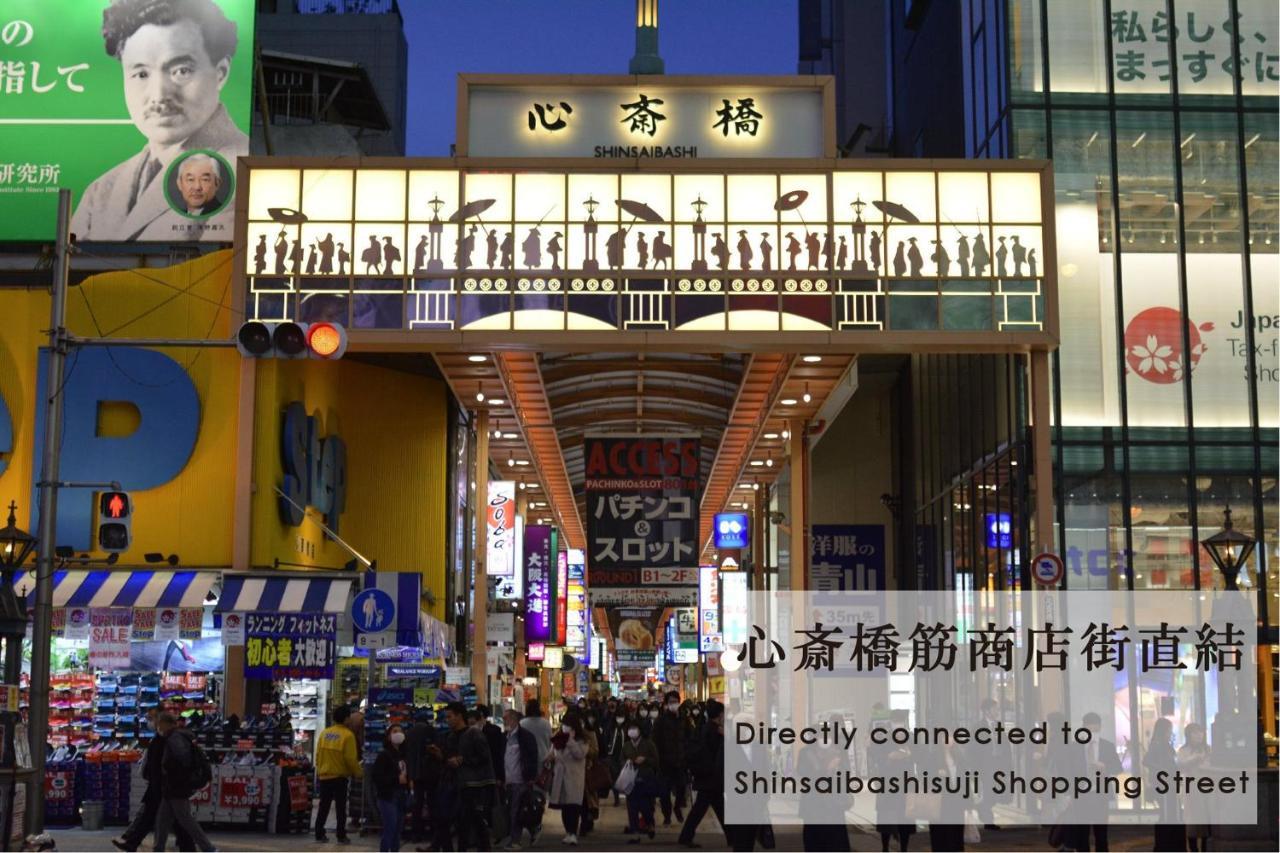 Takuto Hotel Osaka Shinsaibashi Bagian luar foto